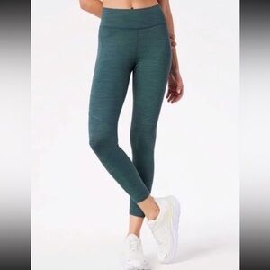 Outdoor Voices TechSweat Core 3/4 Legging Evergreen High Rise Cropped